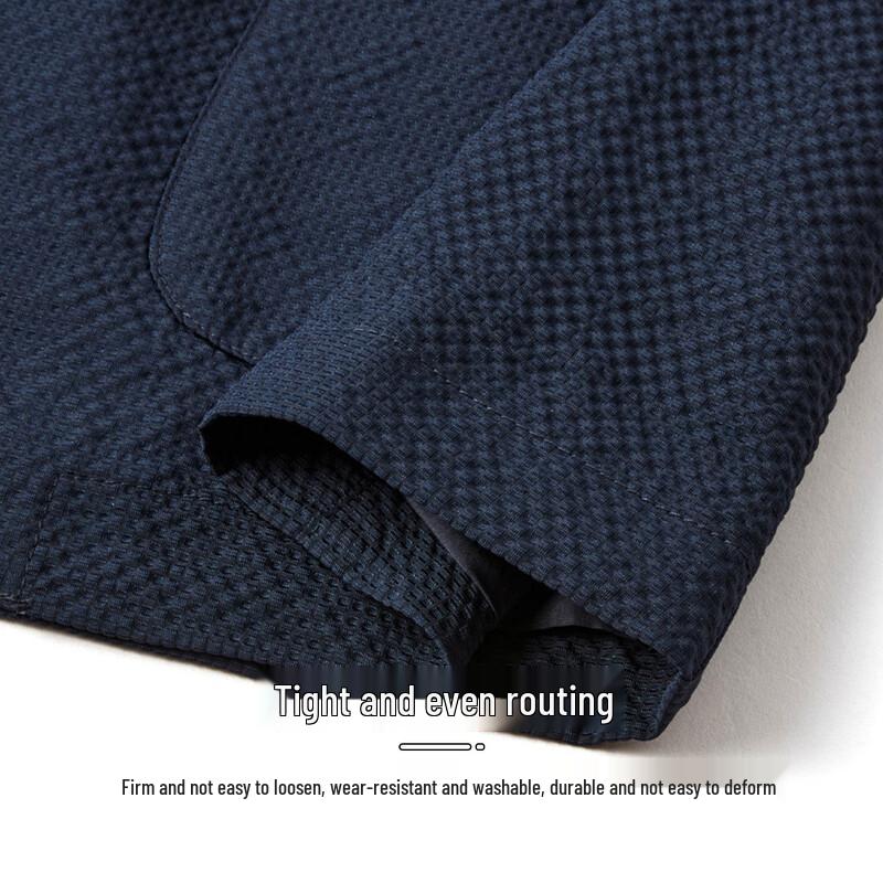 MONTAGUT Men's Seersucker Lightweight Casual Blazer