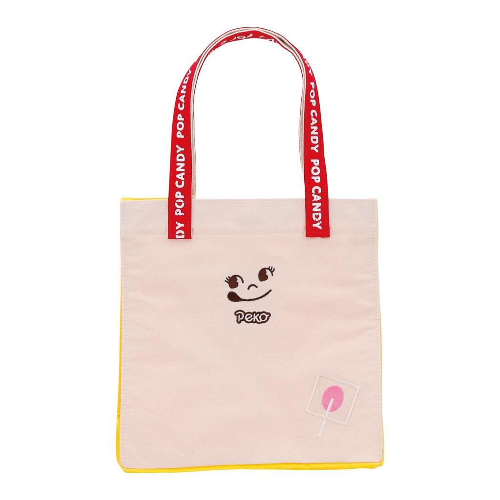 Marushin Mini Tote Peko Peko and Pop 2965012900 Bag, & Poco, Candy, Appliqué Embroidery,