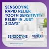 Sensodyne Rapid Relief Sensitivity Toothpaste for Sensitive Teeth, Mint, 3.4 oz