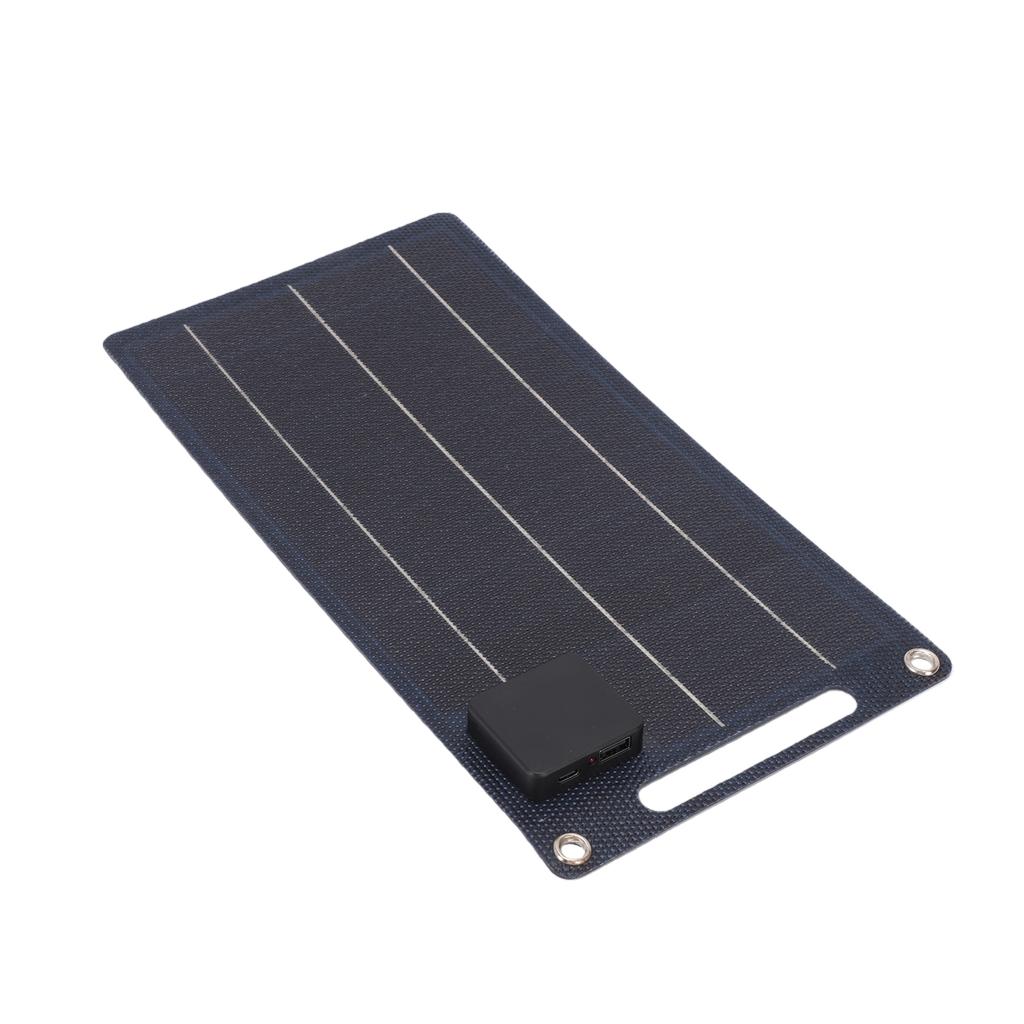 10W Solar Panel ETFE USB Type C Portable Solar  r Backup Energy Solution Water Proof for Outdoor Camping Hiking Travel