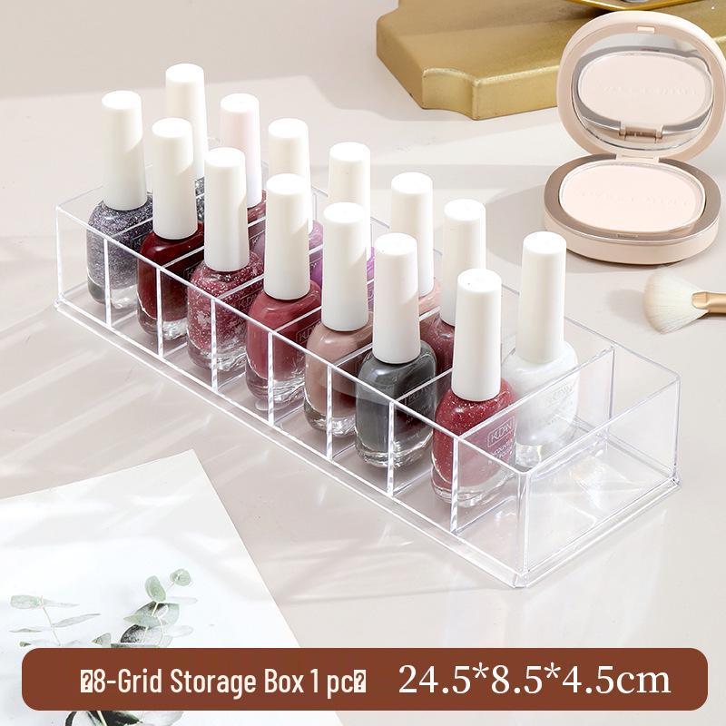 Transparent Makeup Organizer for Eyeshadows, Lipsticks, Blushes & Powders