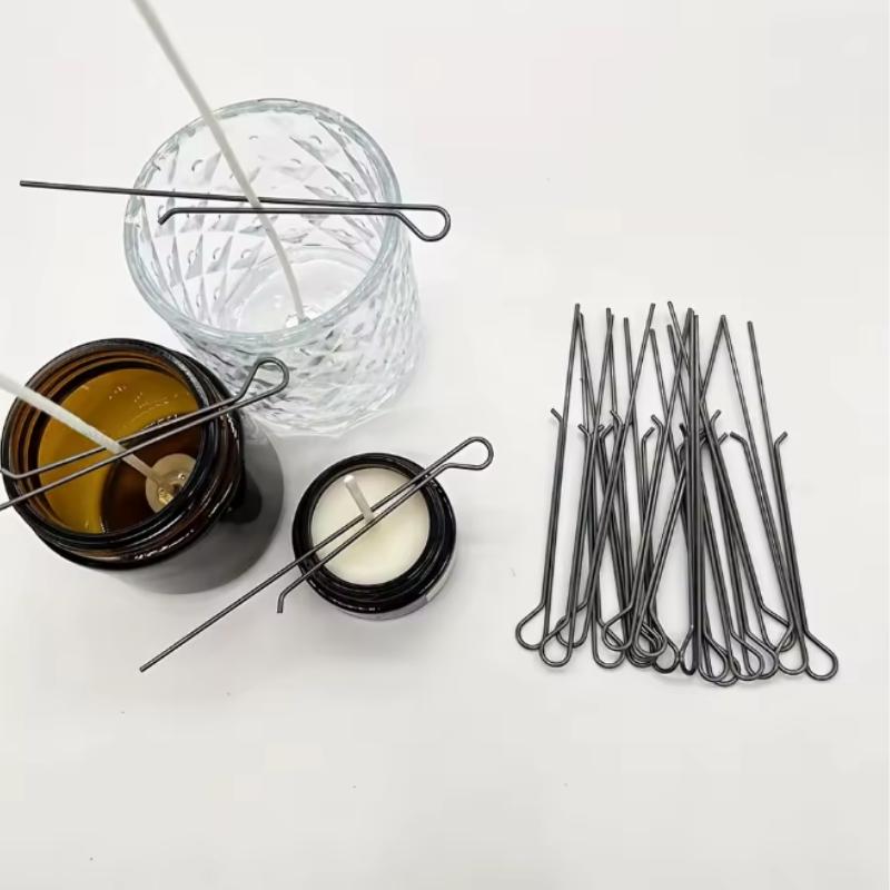 5/10Pcs 4.3 Inch Candle Wick Holders Clip Wick Handmade candle making accessories Candle Making Metal Wick Centering Device Tool
