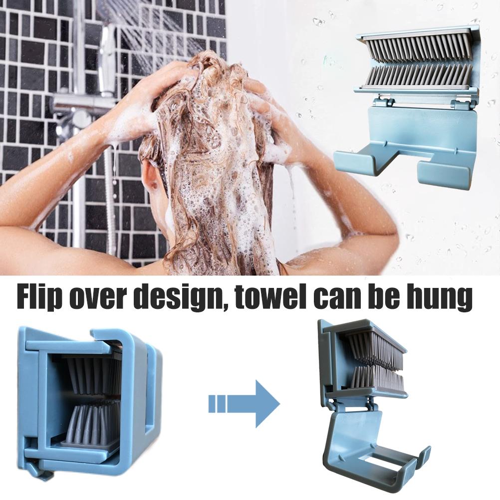 Hair Catcher Shower Wall Detachable Hair Collector Wall Mount Hair Trap for Shower Drain Hair