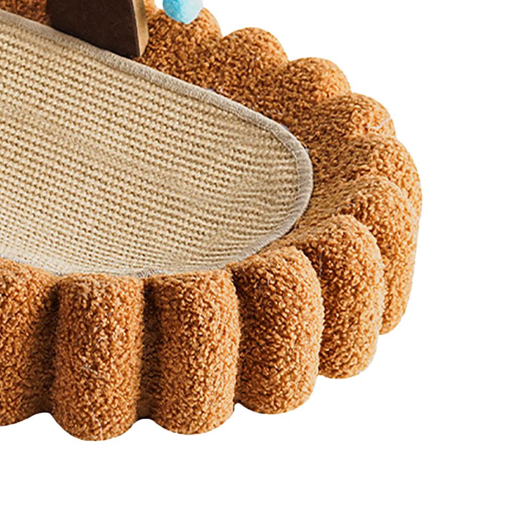 Cat Scratcher Bed Coconut Tree Decoration Cat Scratching Pad Abrasion Resistant Sisal Pet Scratcher Lounge Bed for Home