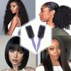 Salon Styling Curly Hair Styling Brush Curl Hair Brush for Combing and Shaping Men's and Women's Curls Reduce Pulling Tools