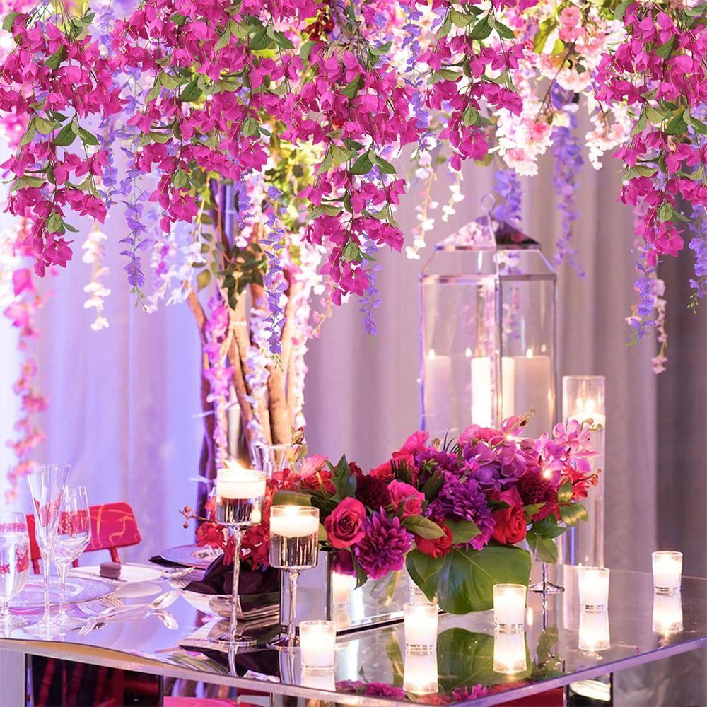 DIY Bougainvillea Artificial Flower Accessories Simulation Flower Rattan  Wedding Favors