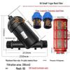 360° Rotating Sprinkler Head with 120 Mesh Filter for Greenhouse Drip Irrigation Systems