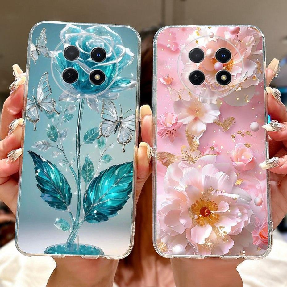 Cute Painting Phone Case For Huawei Nova Y91 Y90 Soft Silicone TPU Back Cover For Huawei NovaY90 NovaY91 Cases Bumpers