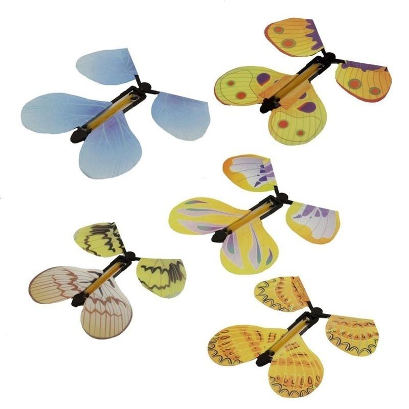 

5 шт. волшебные игрушки, трансформация рук, муха, бабочка, фокусы, реквизит, забавная новинка, сюрприз, розыгрыш