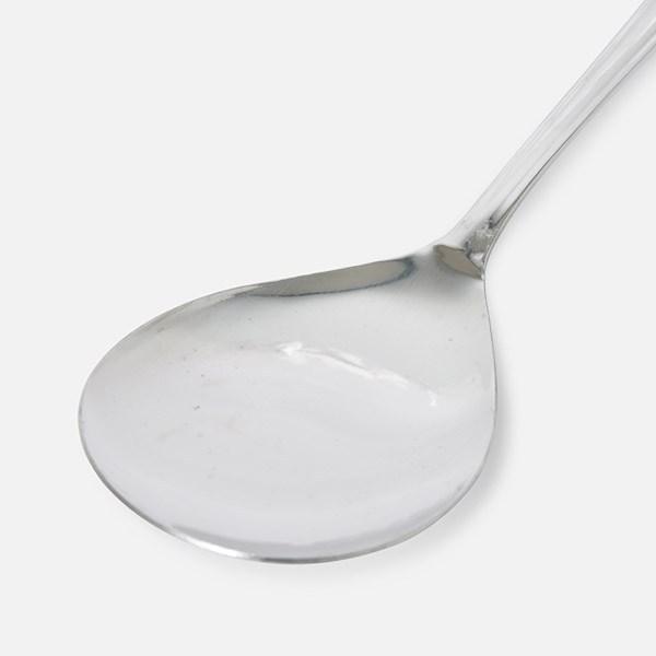 KAL Department Store Stainless Steel Glossy Serving Spoon, 2 Pieces, Korean Popular Tableware