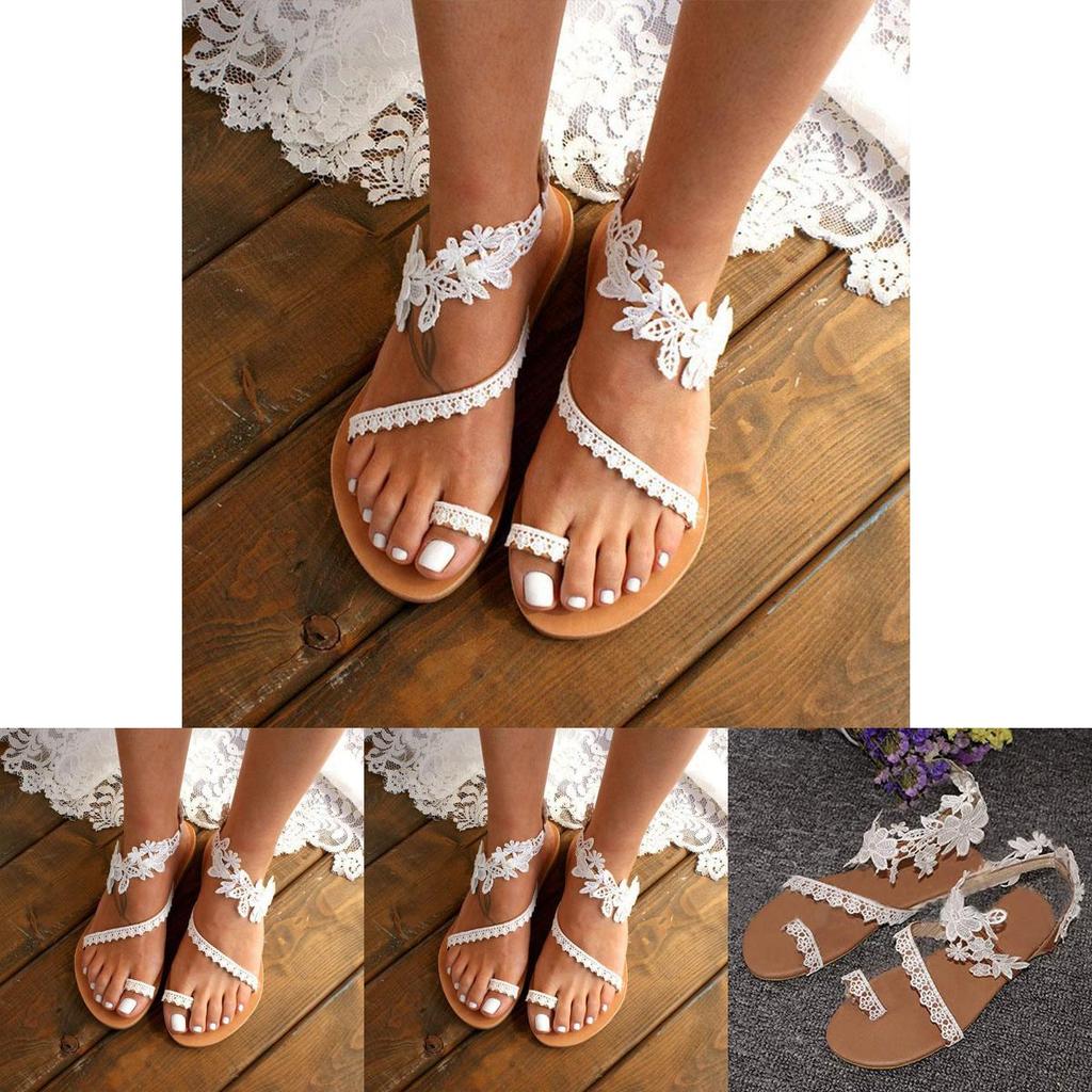 Stylish Ladies Flat Casual Shoes With Sexy Lace And Breathable Design