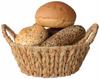 Wicker Bread Basket 30x20x11cm With Handles, Natural