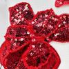 Lace Sequin Studded Clothing Corsage Three-dimensional Flower 3D Flower Patch  Dress