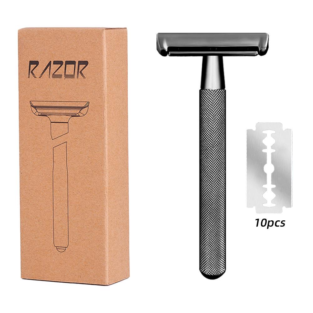 Stainless Steel Double-Sided Beard & Hair Shaver