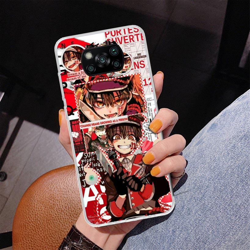 Anime Toilet Bound Hanako Kun Phone Case For Xiaomi Poco X7 X6 X5 Pro F7 Ultra Redmi 15C 15 13C 13 12C 12 10 10A 10C 9 9A 9C 9T