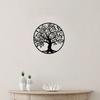 Tree of Life Metal Wall Art - Family Tree Decor, Iron Silhouette for Home Decoration