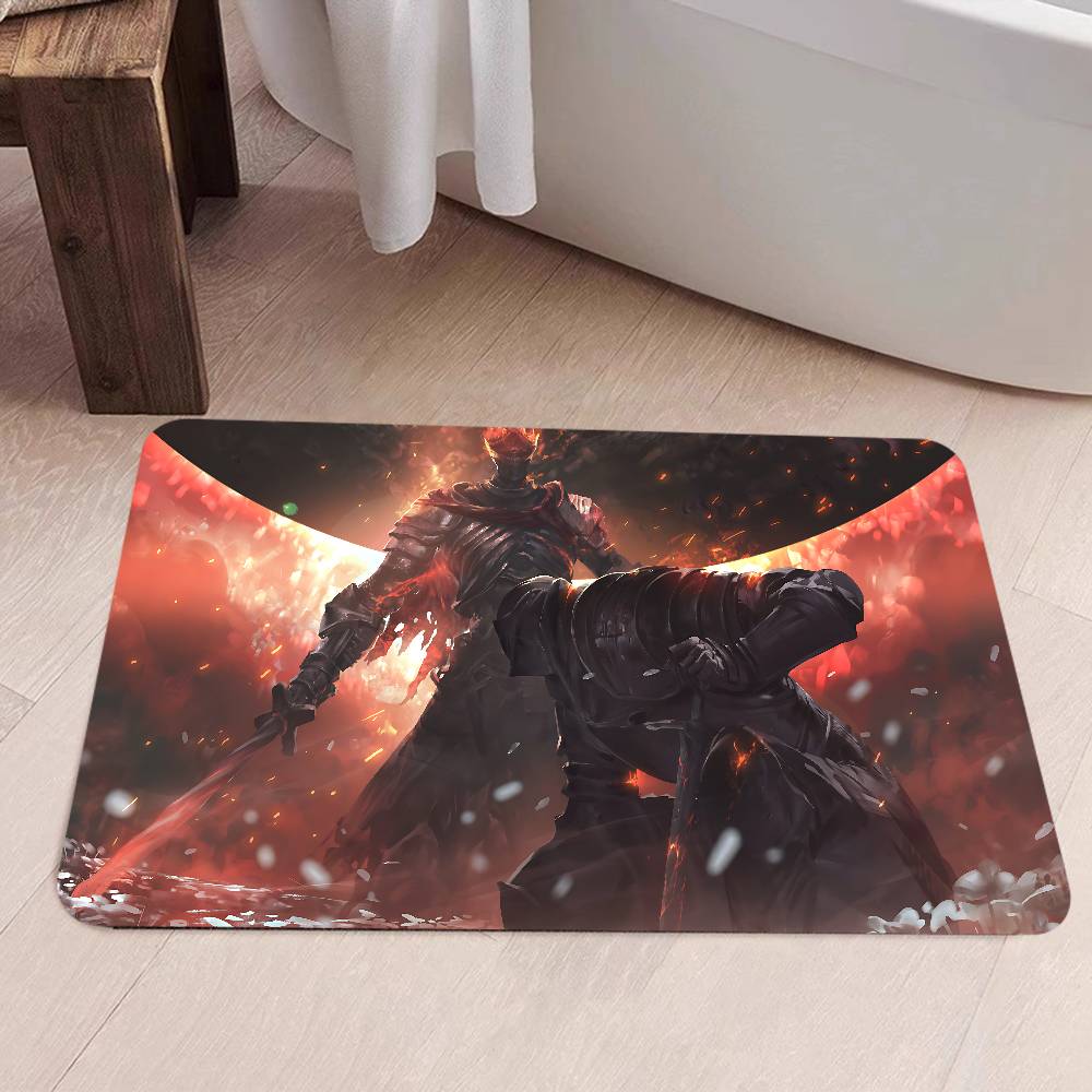 Dark Souls Room Mats Non-Slip Laundry Room Mat Laundry Decor Balcony Child Living Room Household Carpets