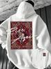 Locker sitzendes Herren-Kapuzensweatshirt, warm für Herbst und Winter, Retro-Ethno-Print, Outdoor-Sportshirt