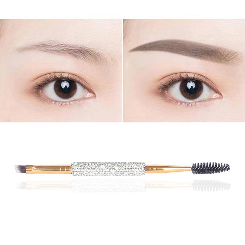 Weiche Wimpernbürsten Ellbogenkonturierung Doppelkopf-Wimpernbürsten Augen Verblenden Kosmetik Make-up Werkzeug