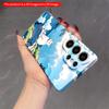 2DFlat Samsung Phone Case White Cat On Cliff by Sea Applicable To Galaxy S23 S24 S25ULTRA S26 A12 A14 A15 A16 A54 A55