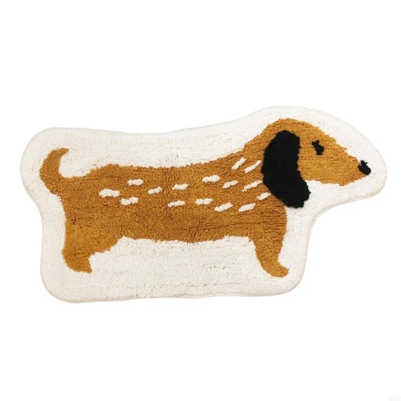 

Bath Mat Soft Plush Cartoon Animal Floor Mats Water Absorbent Anti-slip Foot Mat Rugs Washable Carpet Home Decoration X3UC