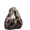 Fluffy Purses for Women Cute Fuzzy Tote Handbag Plush Y2K Hobo Shoulder Bag Faux Fur Clutch Bag Fuzzy Women's Plush Purse Underarm Handbag Hobo Tote