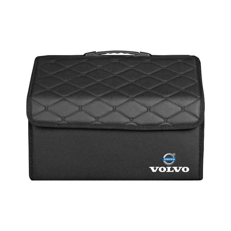 AABAV1 Large Capacity Car Trunk Organizer Box Auto Tools Storage Bin For Volvo V60 V40 XC90 S60 C30 XC60 V50 V70 S90 AWD XC40 S80 T6V90