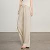 Women's 2026 Fresh Tencel-Linen Wide-Leg Pants: Chic, Versatile, Breathable, Elastic Waist, Slimming, Casual.