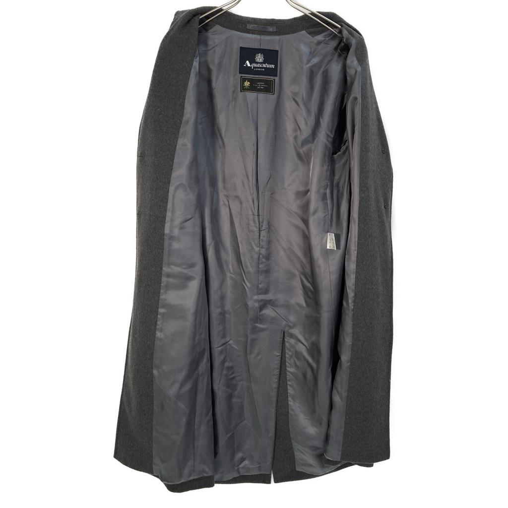 Aquascutum Grey LANIFICIO F.LLI CERRUTI Chesterfield coat coat 10 grayUsed