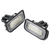 Number Plate Lamp Waterproof for Benz W203 2pcs 12V LED White License Plate Light Assembly
