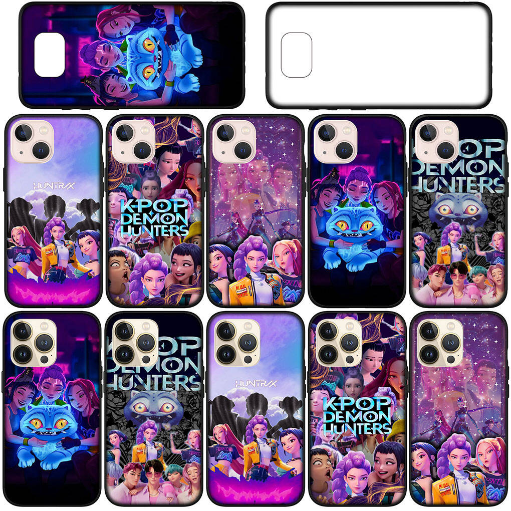 Für Samsung Galaxy S25 S24 S23 iPhone 17 16 15 Xiaomi Redmi Note 14 13 12 Plus Pro Max A57 Hülle KPop Rumi Dämon Mira Jäger Zoey X OPPO Huawei Abdeckung