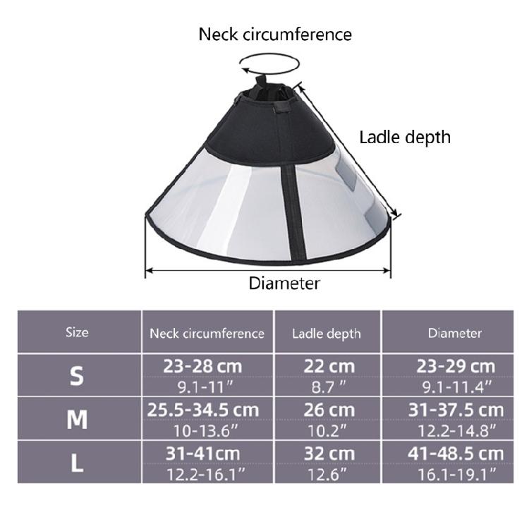 Comfortable Cats Cone Collar for Post Surgery Recovery and Wound Protections