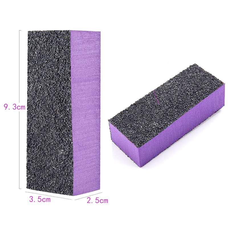 10/20/50 ks 3stranný houbičkový pilník na nehty brusný blok leštička lešticí pilník 100/180 zrnitost pilníky na nehty nail art pedikúra manikúra nástroj