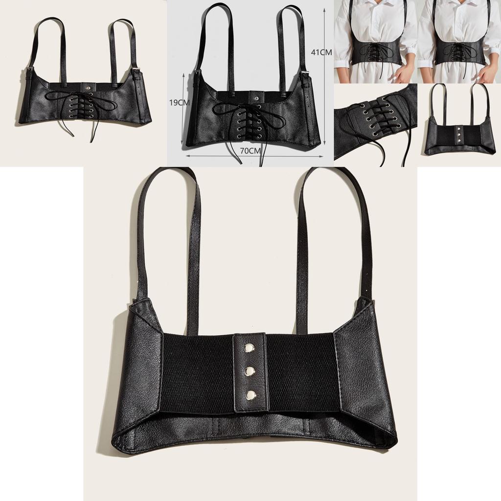 Simple Solid Color Strap Design Women Casual Strap Waist Cover For Women