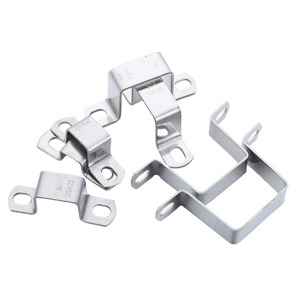 M-shaped U-shaped Square Rectangle Ohm Tube Card Saddle Clip Throat Hoop Horseback Hose Clamp  Tube