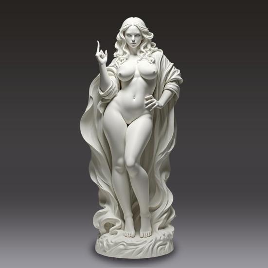 Witch Goddess Statue Witch Ornament with Attitude Easy To Display