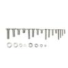 1220PCS Screw Nut Washer Kit Flat Head Hex Socket 304 Stainless Steel M2 M3 M4 M5 Screw Assembly Kit