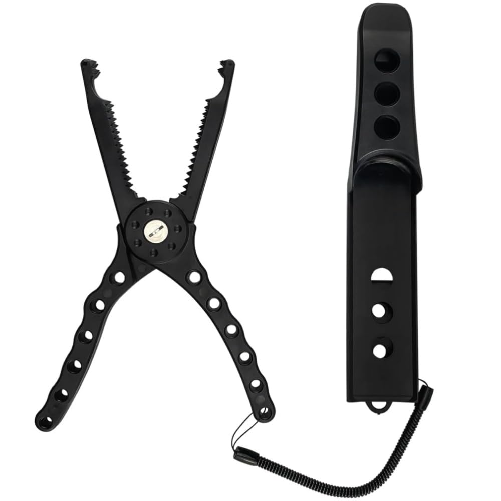 Tragbarer Fischgreifer Fischfänger mit rutschfestem Angelgriff und Seil