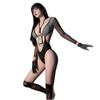 Sexy lingerie sexy secretary tight high elastic pure lust seduction sweet uniform high fork striped pajama suit