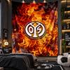 Wall Hanging Tapestry Mainz FC Print Cloth for Living Room Bedroom Home Decor