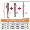 Tuosen Electric Wrench Hex-to-Square Adaptor Handle Rod