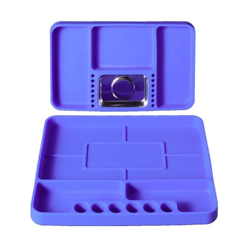 

High Temperature Resistant Flexible Silicone Tool Tray Nonslip Design For Organizing Tool In Workshops And DIY Projects 1
