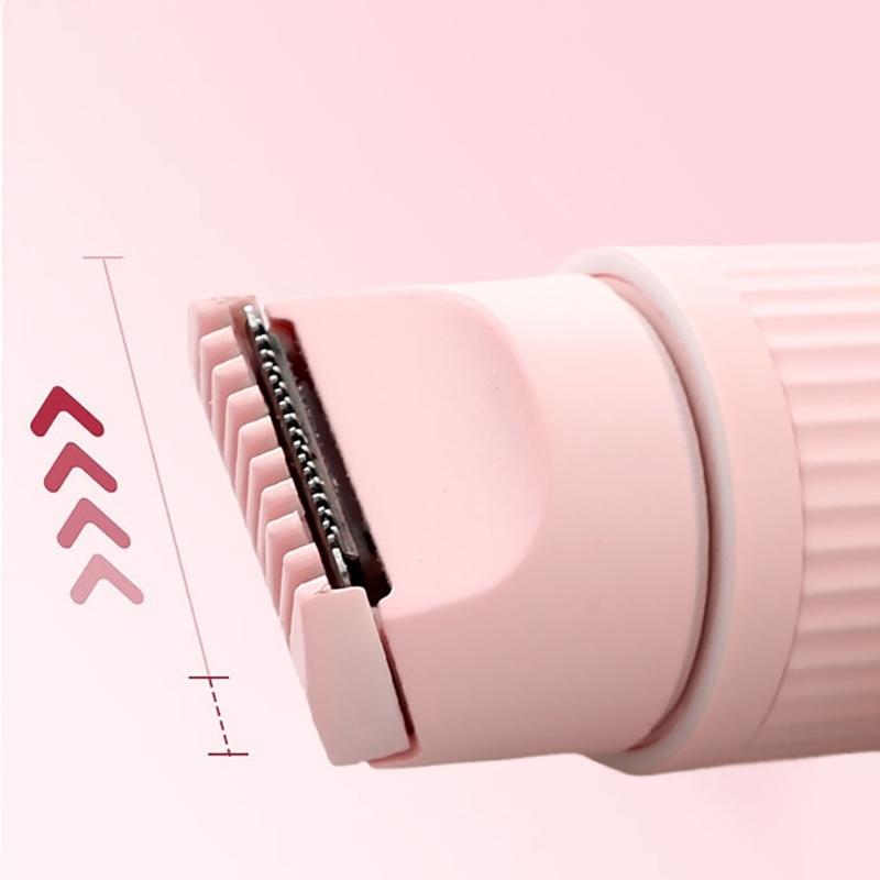 Electric Cutter for Women Bikinis Trimmer USB Rechargeable Electric Shaver for Women Wet/Dry Use Body Hair Grommer