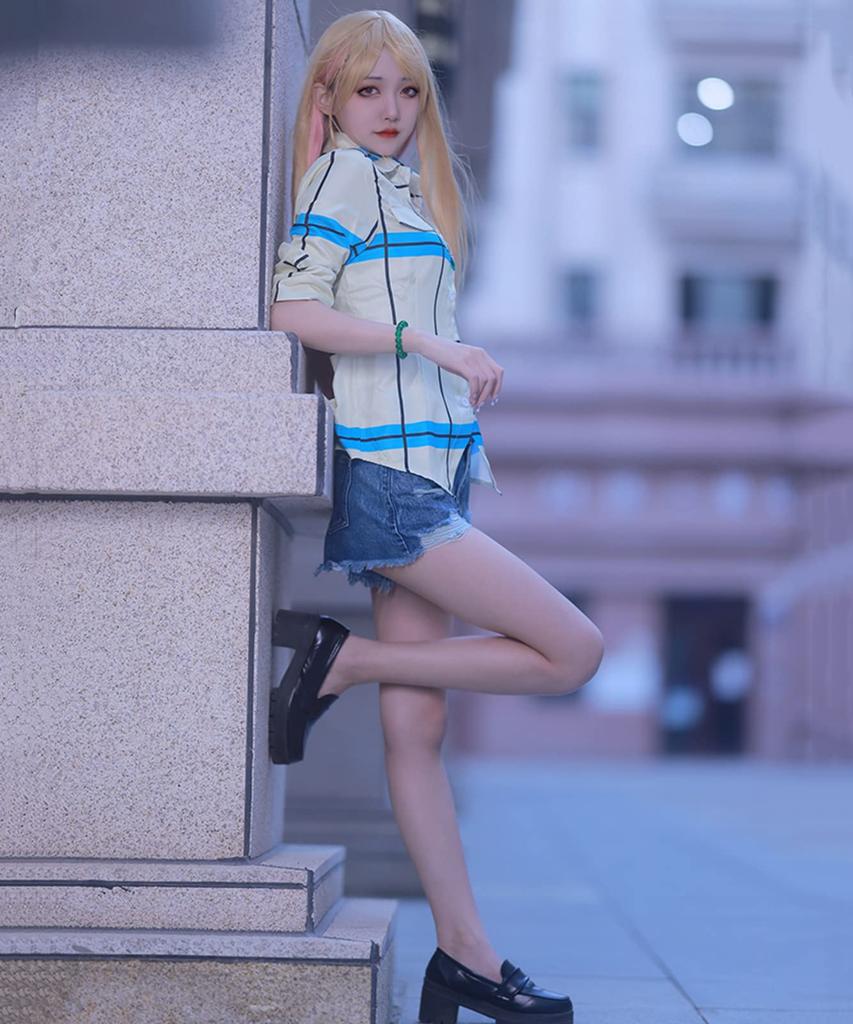 [Milky Time] Perücke enthalten: My Dress-Up Doll's Love Story - Kitagawa Marin Cosplay Halloween-Kostüm