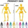24Pcs Halloween Stretchy Skeleton Toys,  Stretchy Skull Squishy Toys For, Happy Halloween Goody Bag Fillers Stress Reliever Toys