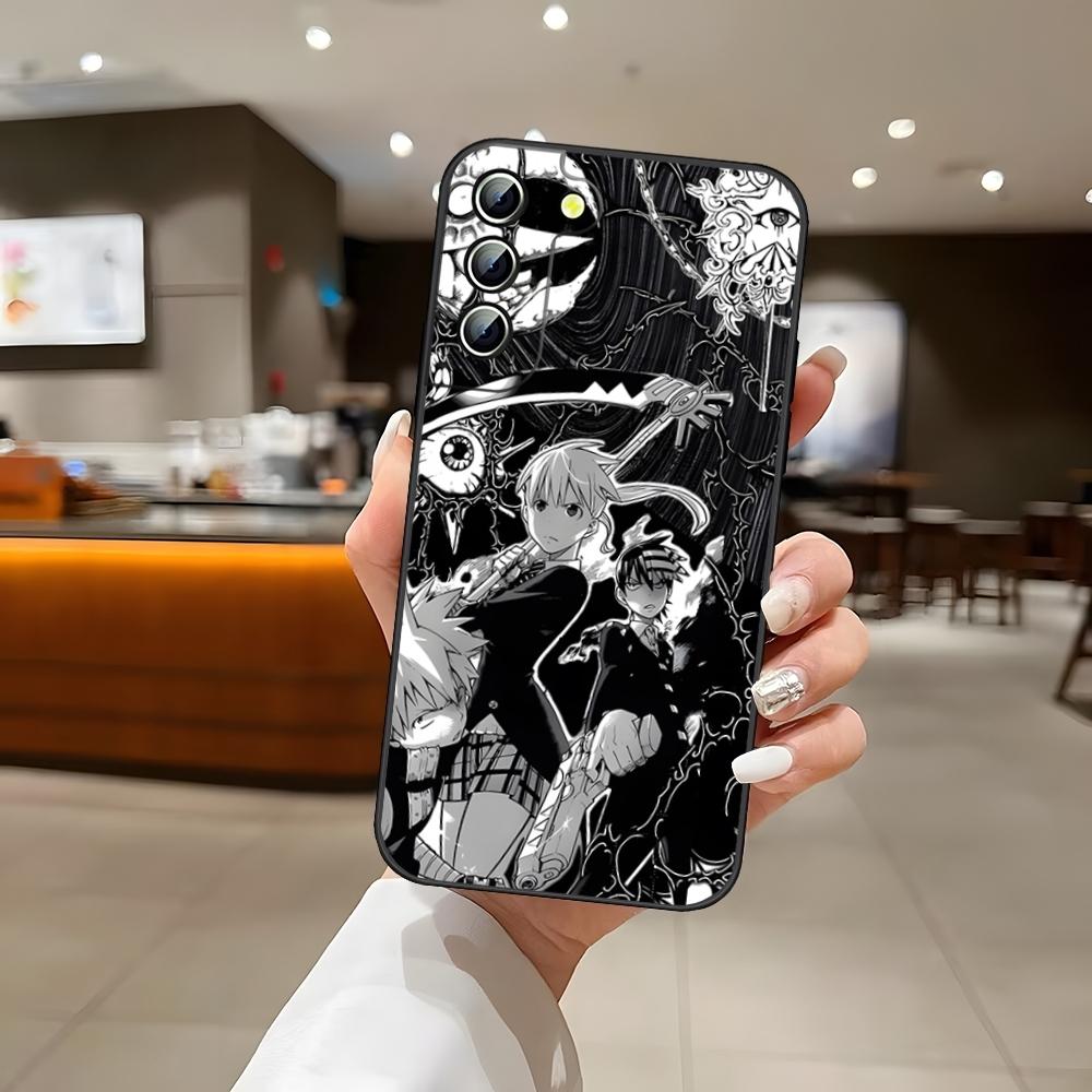 S-Soul Eater Phone Case For S25 Samsung S26 S24 Ultra S22 S23 S20 Fe S21 Plus A54 A34 A16 A53 Back Cover