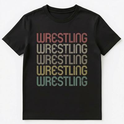 Retro Style Wrestling Unisex T-Shirt