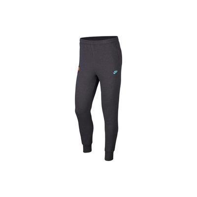 Logo Print Elastic Waist Tapered Knit Pants Men Bottoms Black CI2095-065
