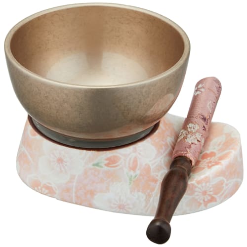 Sunmany Mini Orin Set, Authentic Arita Ware, 2.5 Inches, Made In Japan, Buddhist Altar Rin, Modern Buddhist Altar Accessories, Small and Cute, Bell So