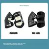 LAC Knee Pads, Motorcycle Knee Guards, Winter Cold-Proof Thickened Knee Pads, Electric Scooter Protective Gear, Leg Guards, Short Knee Pads In Black